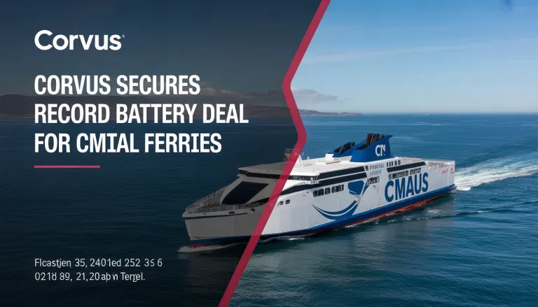 Corvus secures record battery deal for CMAL ferries